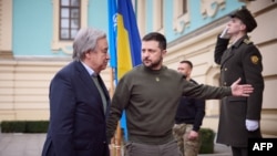 یوکرین کے صدر کا اقوام متحدہ کے سیکریٹری جنرل کا خیر مقدم 