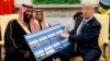 سعودی ولی عہد کی ٹرمپ سے ملاقات، ہتھیاروں کی خریداری سمیت اہم امور پر گفتگو